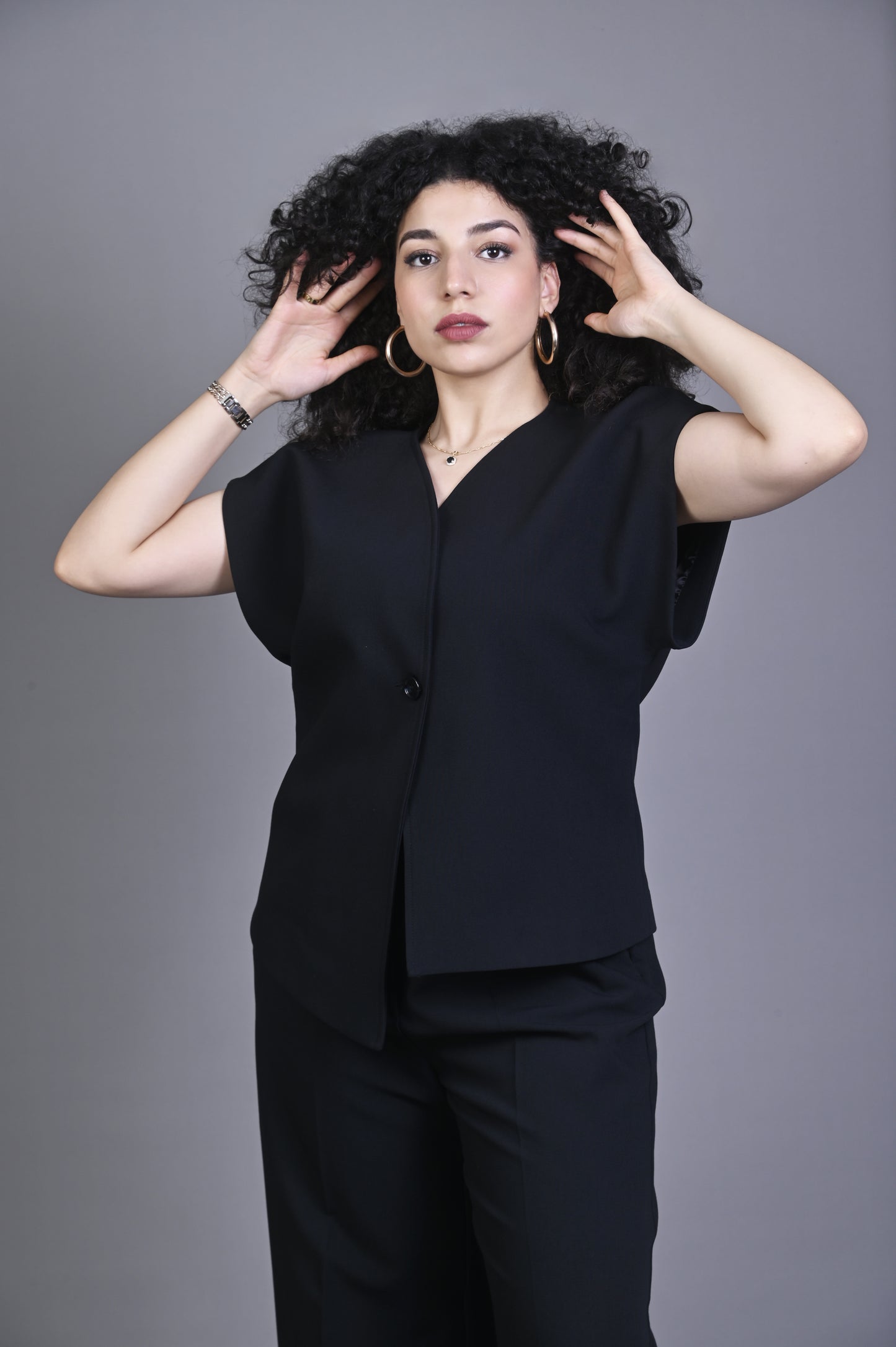 ensemble chic sans manche