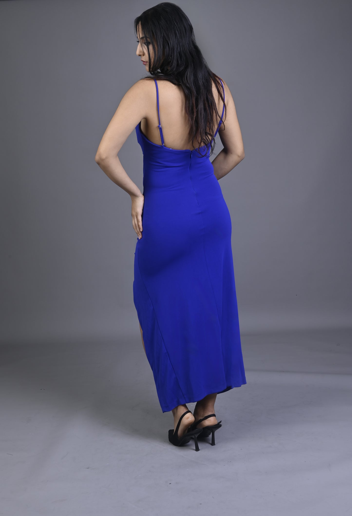 Robe bleue élégante