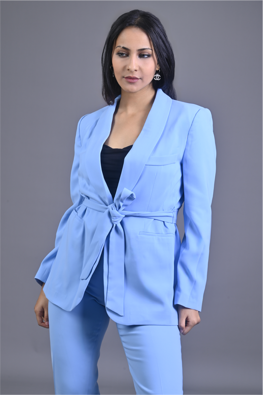 Tailleur Femme Élégant avec Ceinture