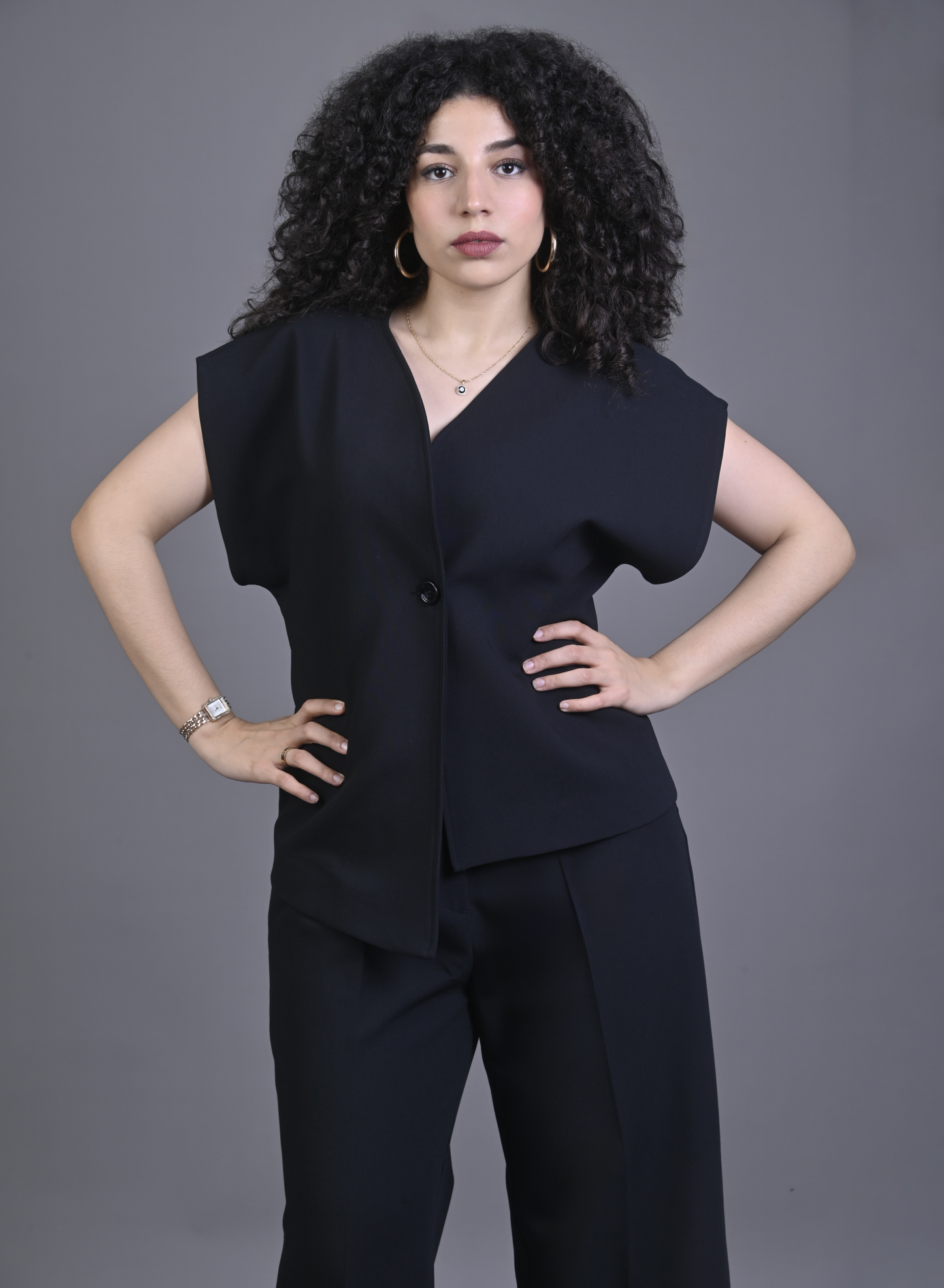 ensemble chic sans manche