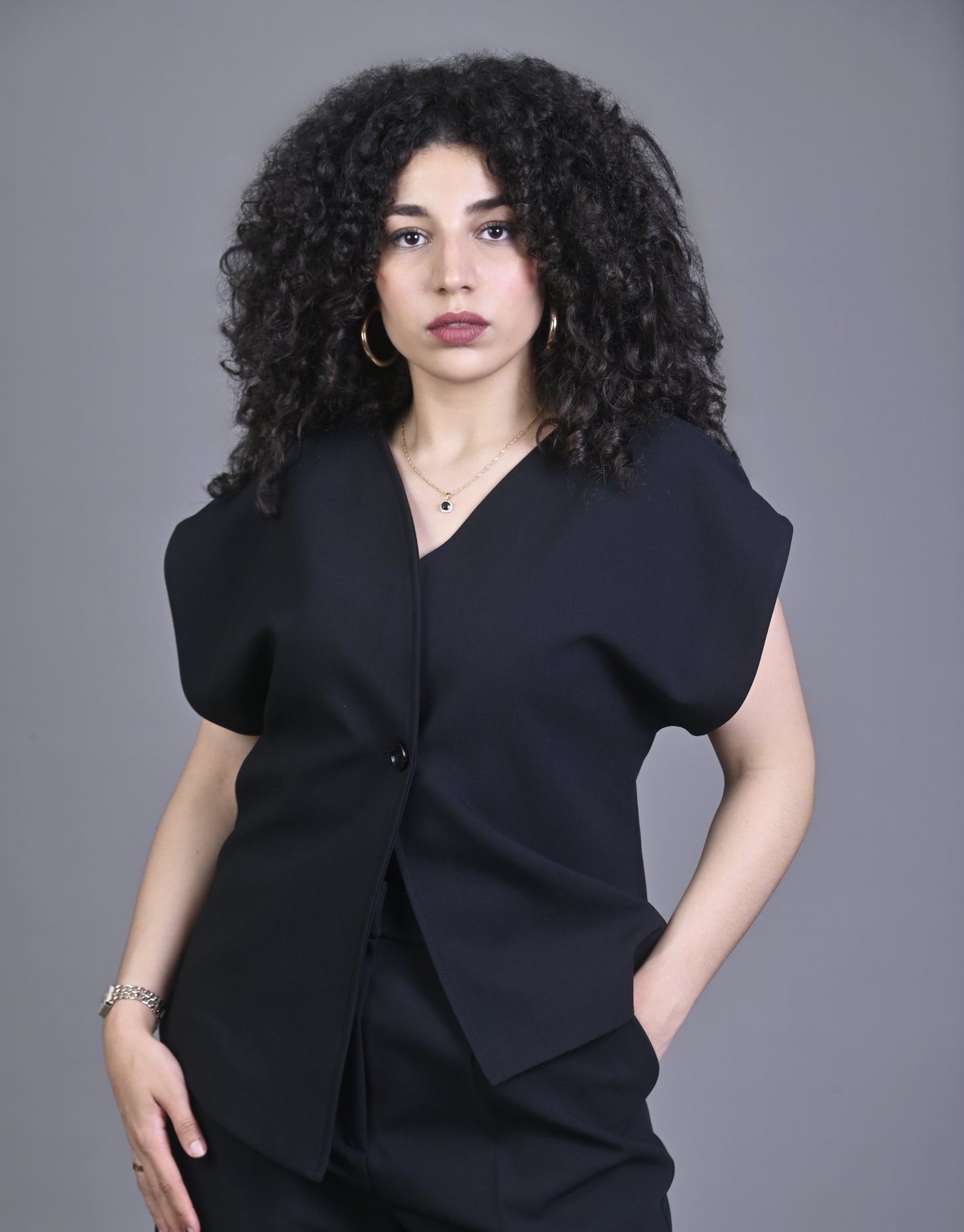 ensemble chic sans manche