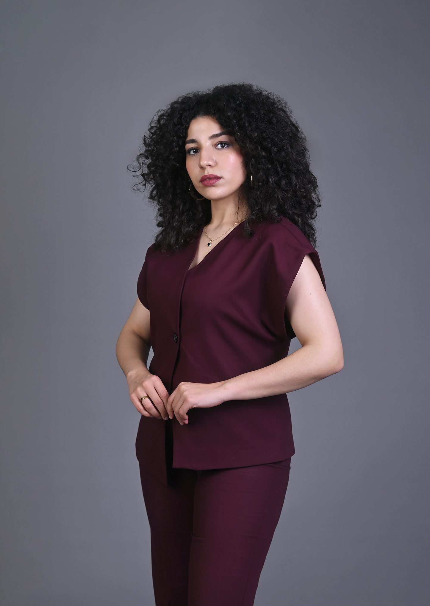 ensemble chic sans manche