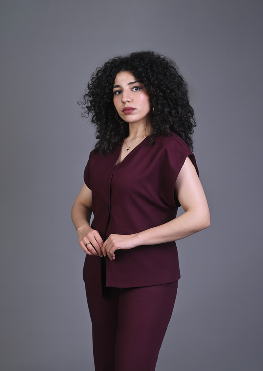 ensemble chic sans manche