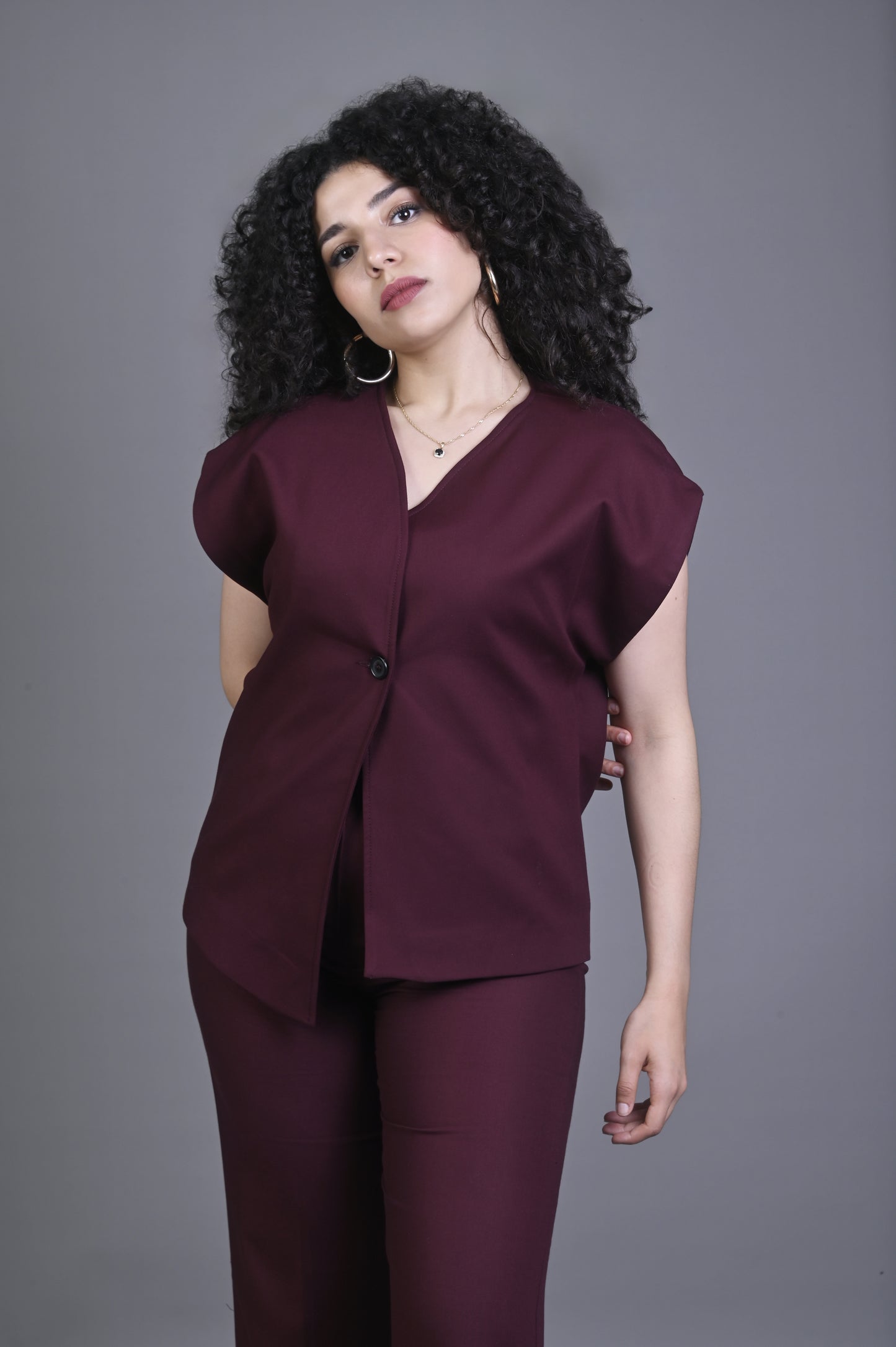 ensemble chic sans manche