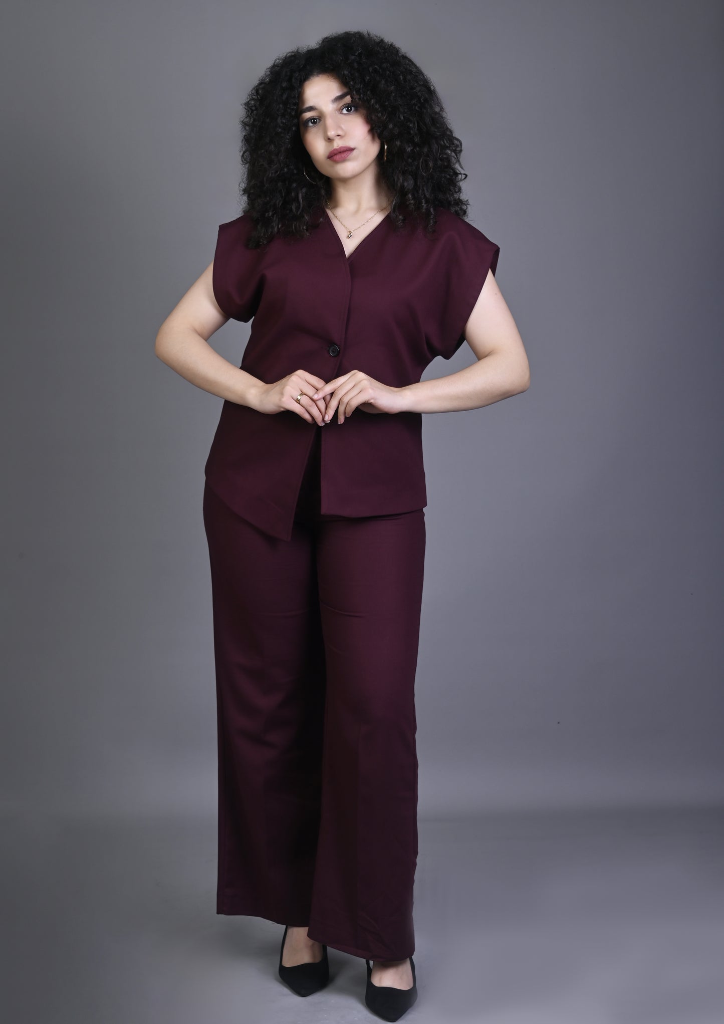 ensemble chic sans manche